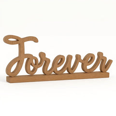 "Forever" MDF Wedding Table Sign Decoration