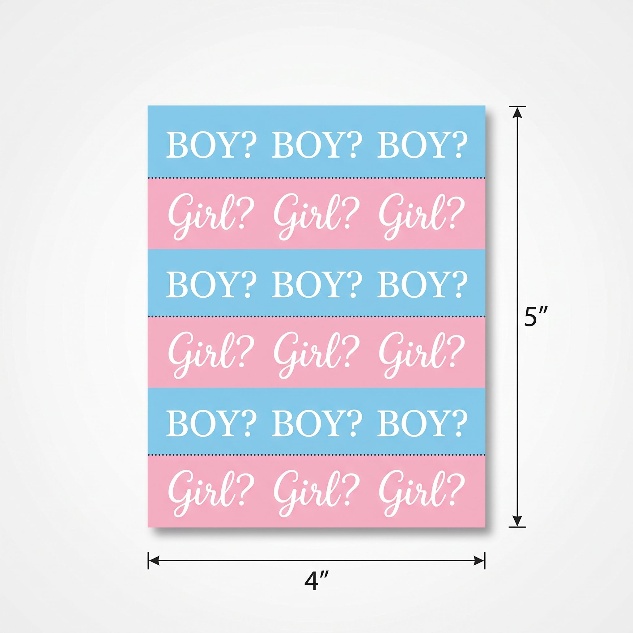 Pink or Blue? Gender Reveal Party Invitations