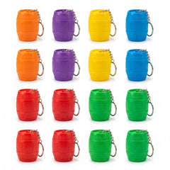 Colorful Monkey Game Keychain Party Favors - 12 Pack