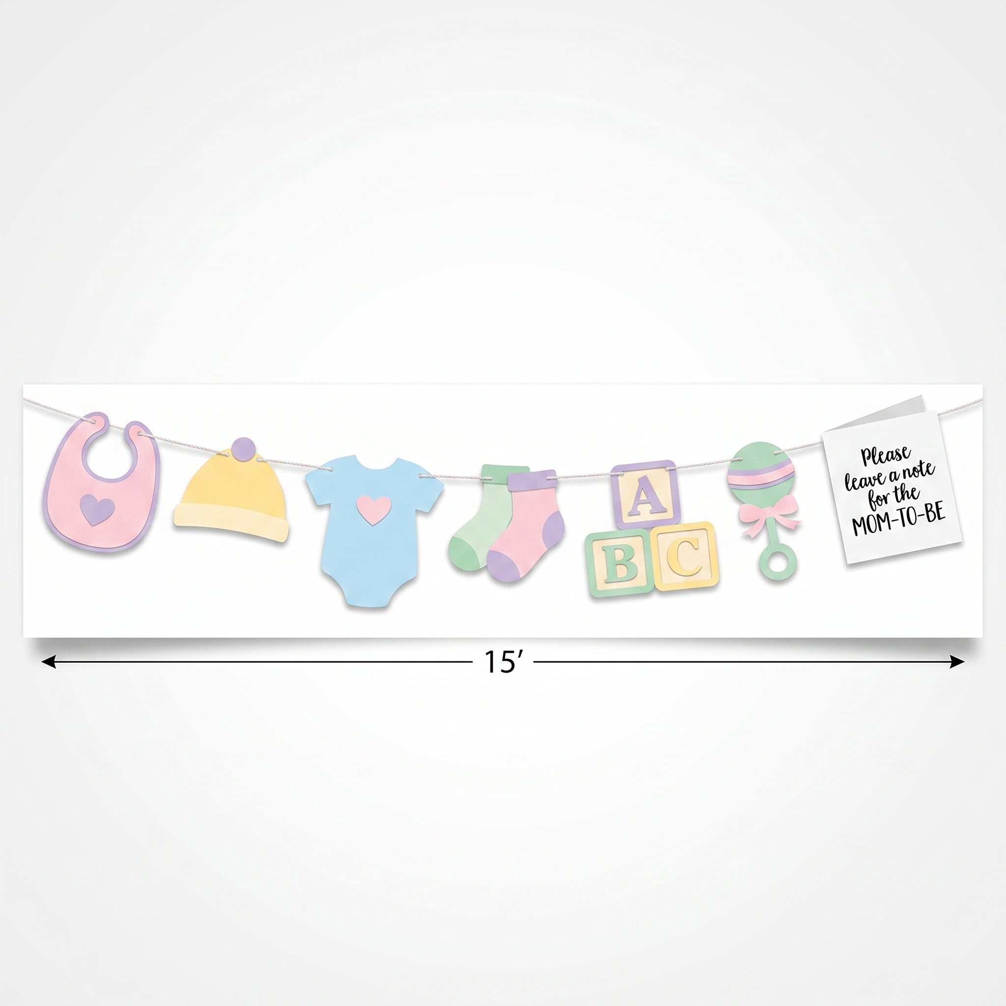 Baby Shower Autograph Garland
