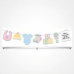Baby Shower Autograph Garland