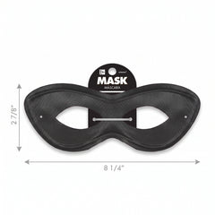 Black Superhero Domino Mask - Costume Accessory