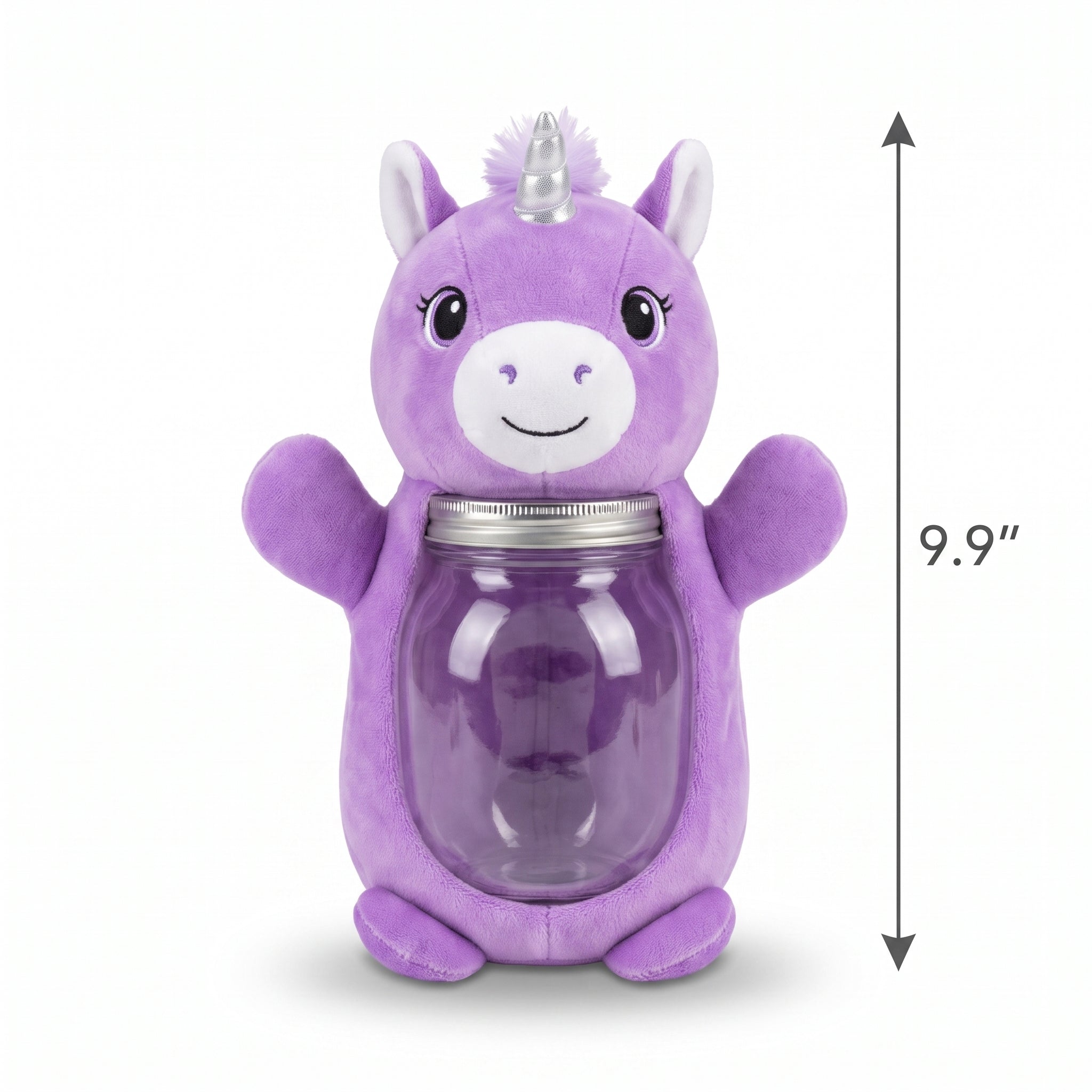 Unicorn Plush Balloon Weight Jar Accessory