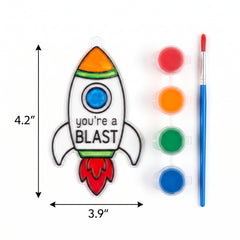 Rocket Ship Suncatcher Craft Kit for Kids