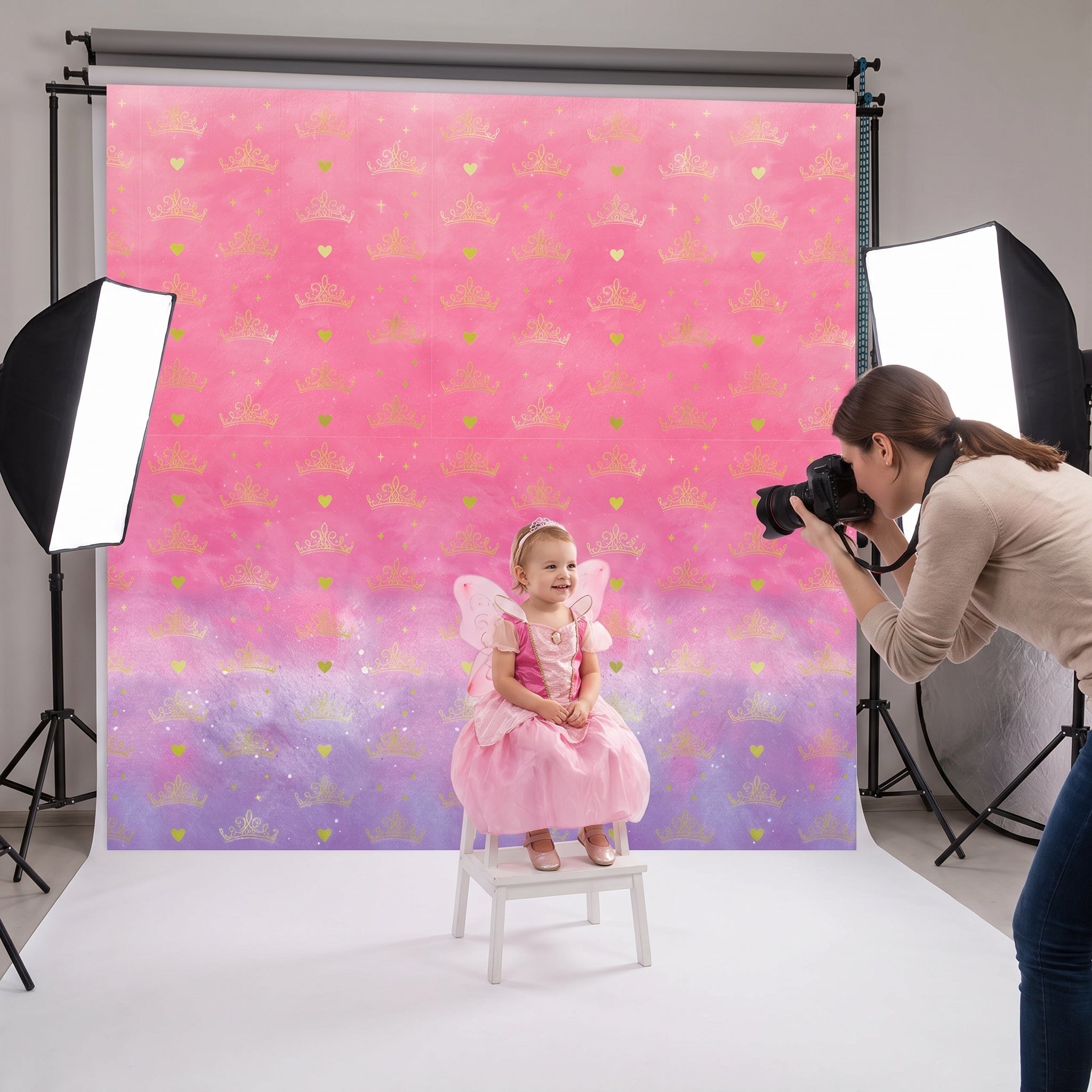 Disney Princess Once Upon a Time Scene Setter Backdrop
