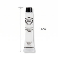 White Cream Makeup - Theatrical Grade, 0.7 oz