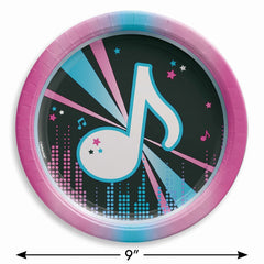 Internet Famous 9" Round Paper Lunch Plates - 8 Pack