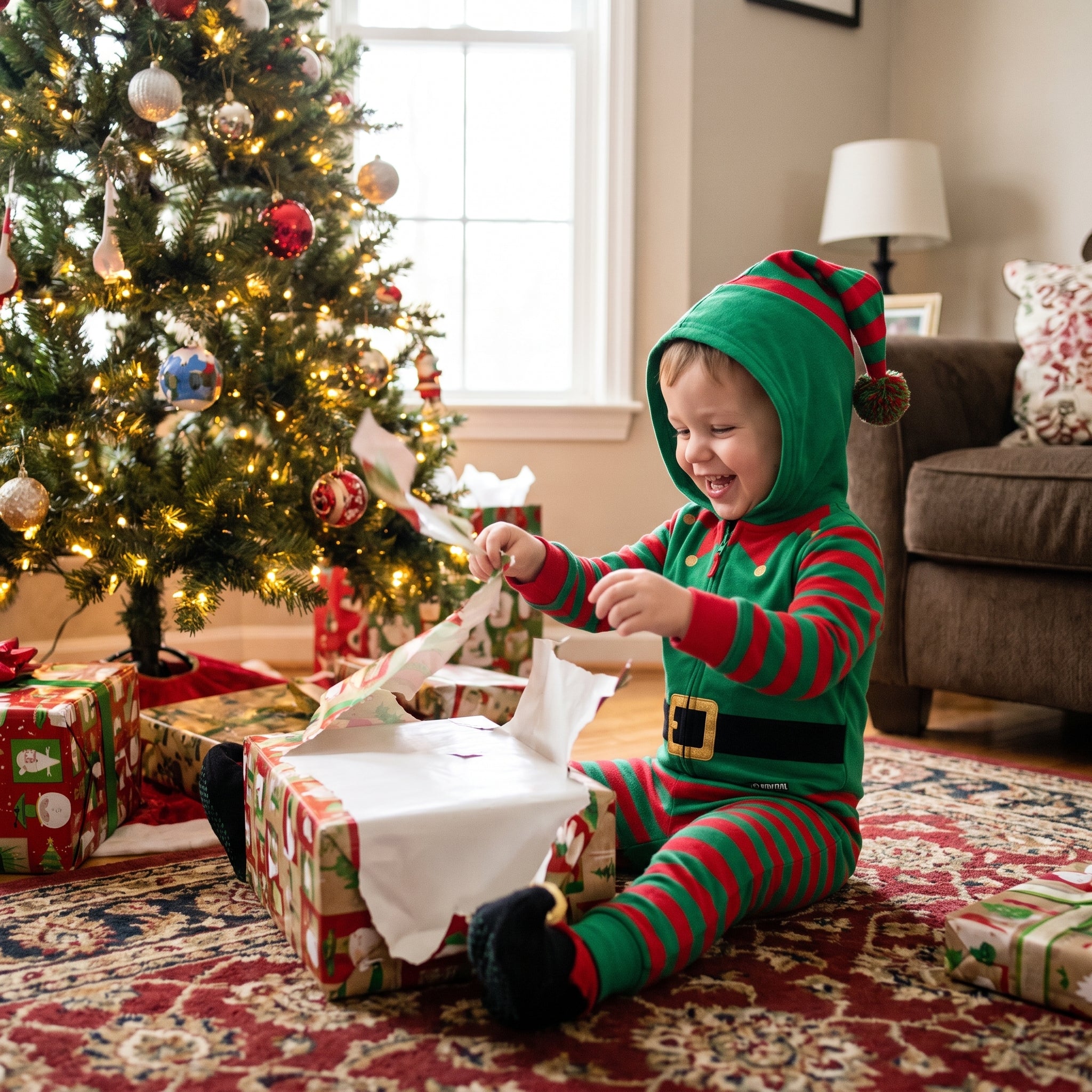 Zipster Elf Costume for Kids - Toddler (3-4)