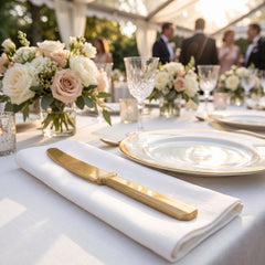 Elegant Gold Plastic Knives - 7.5 in.