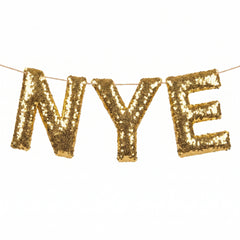 Sparkling NYE Oversized Sequin Banner