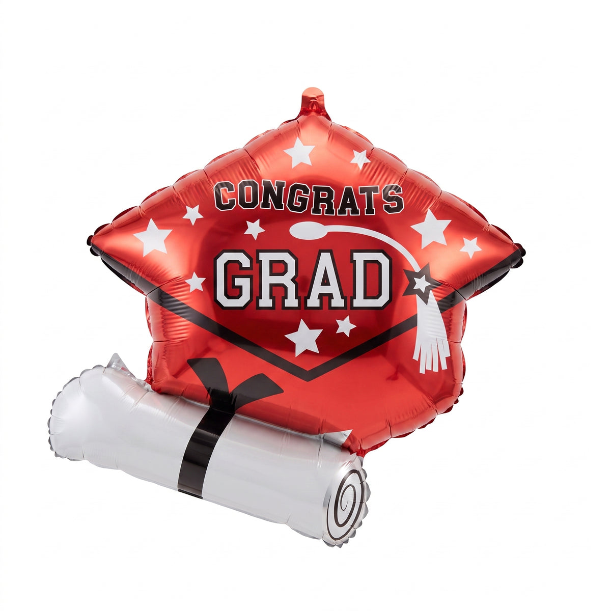 Congratulations Graduate Red Super Shape Foil Balloon