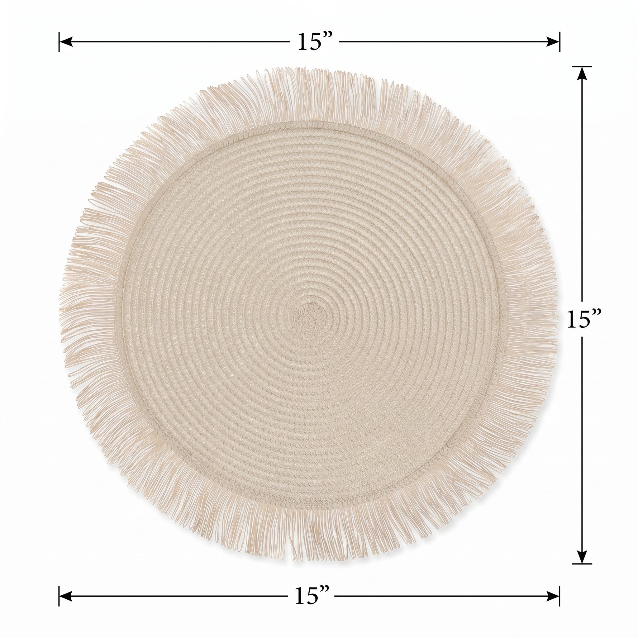 Elegant Braided Paper Placemats for Weddings