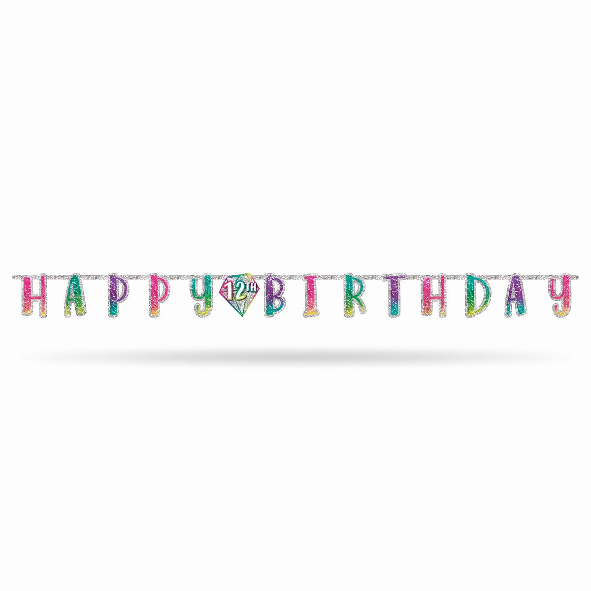Sparkle Add-an-Age Customizable "Happy Birthday" Banner