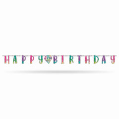 Sparkle Add-an-Age Customizable "Happy Birthday" Banner
