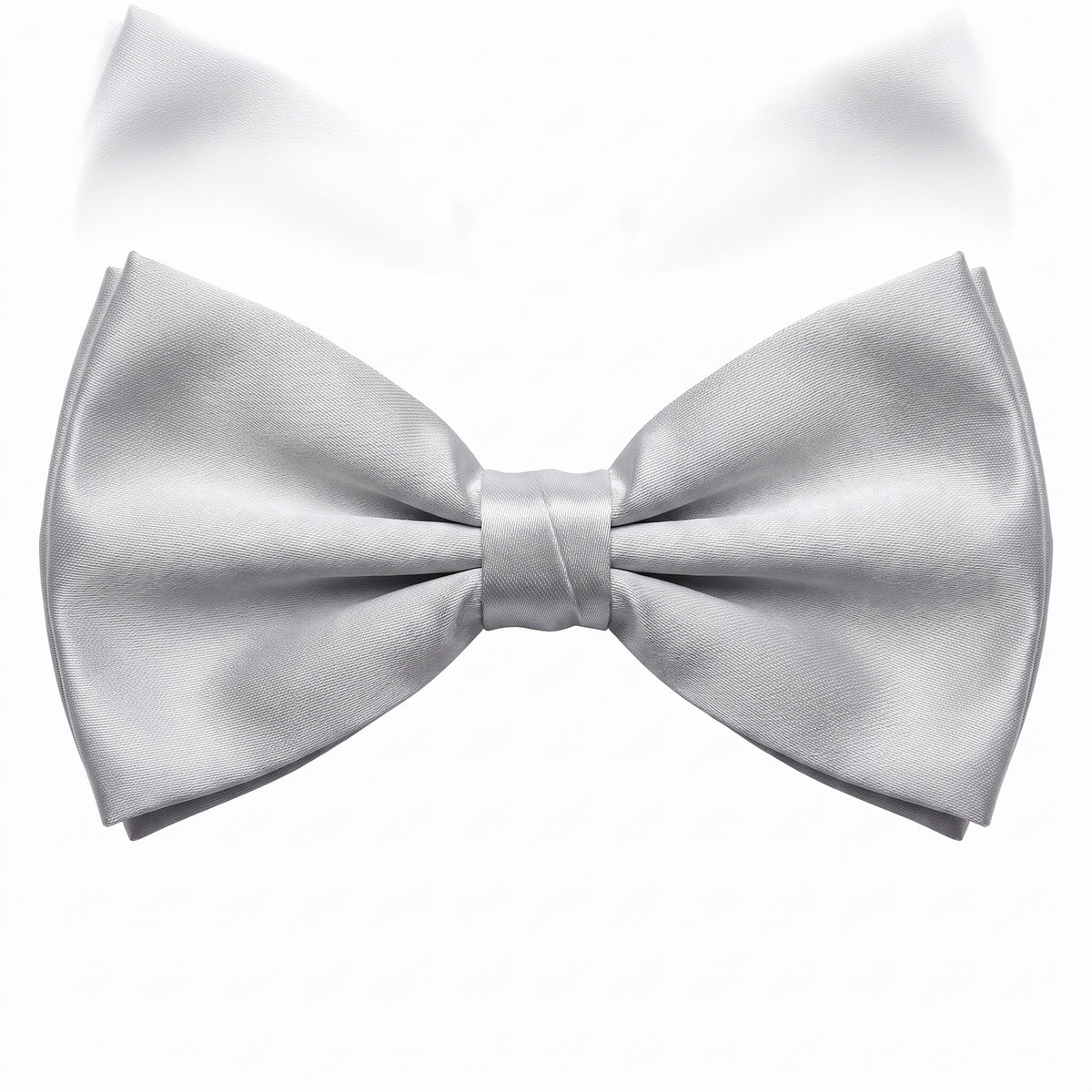 Silver Bow Tie Costume Accessory
