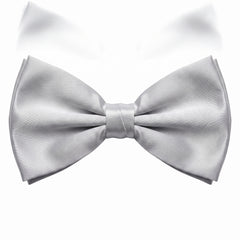 Silver Bow Tie Costume Accessory