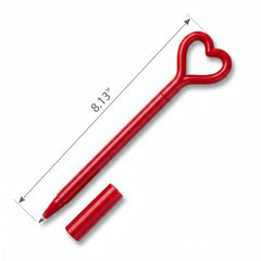 Heart-Shaped Valentine‚Äôs Day Pen, 8-Inch, Red