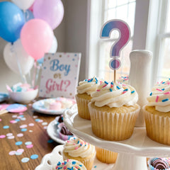 "The Big Reveal" Gender Reveal Party Picks - 24 Pack