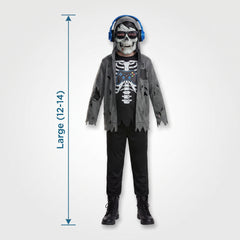 Kids' Zombie Gamer Glow-in-the-Dark Halloween Costume