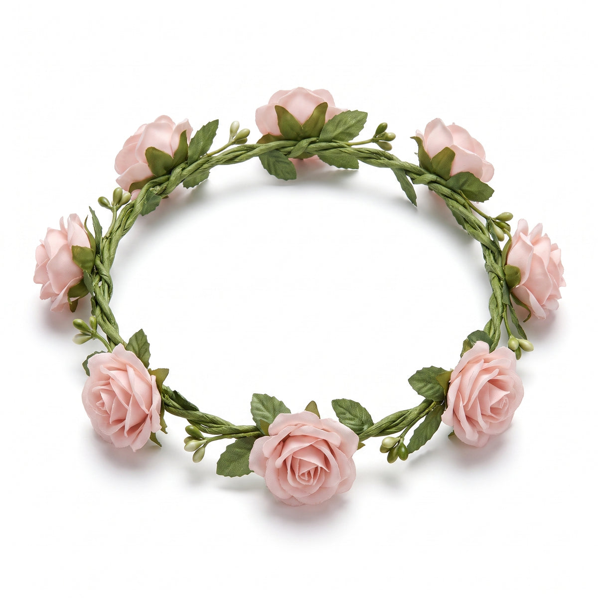 Mint to Be Floral Head Wreath for Weddings