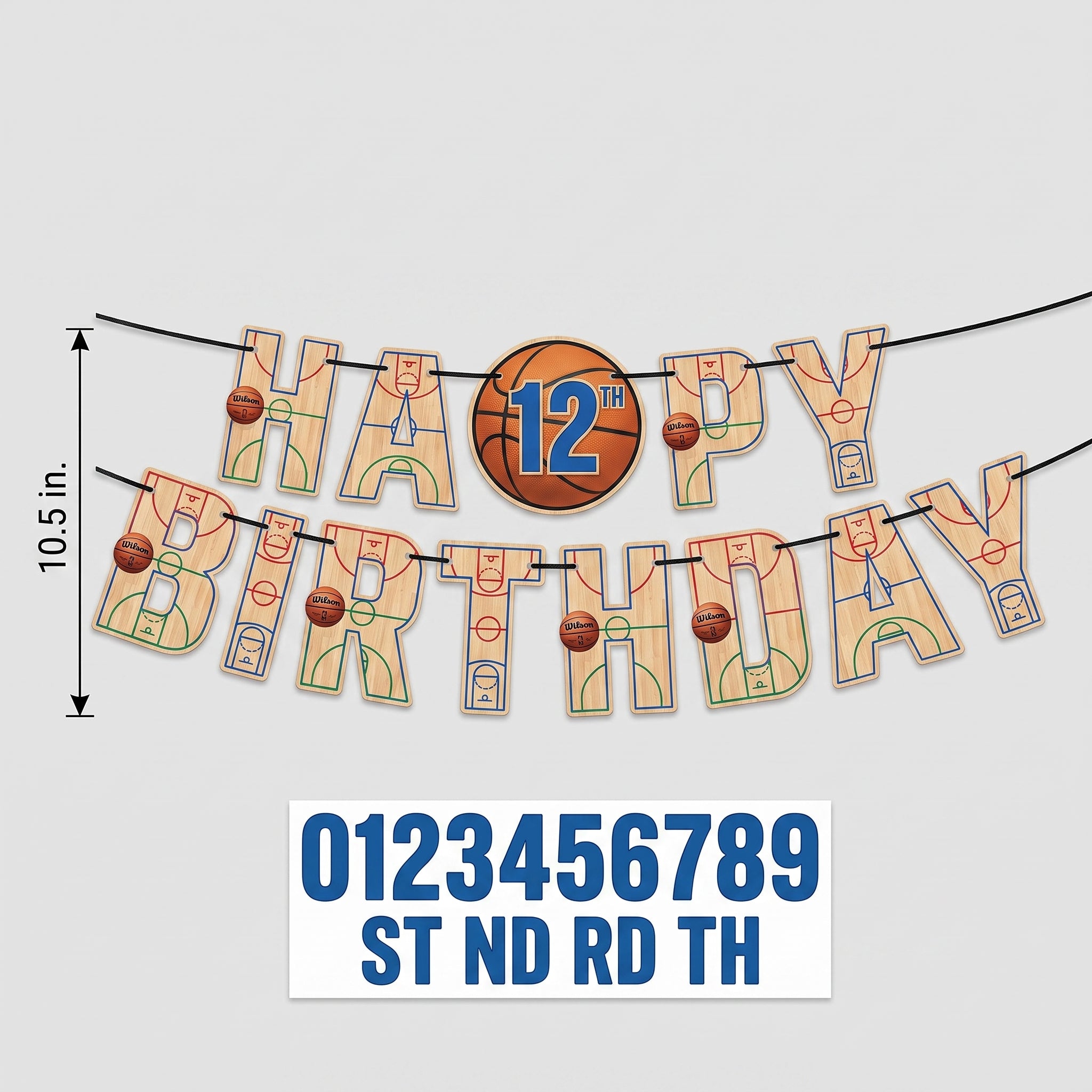 Wilson NBA Jumbo Happy Birthday Banner