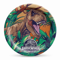 Jurassic World 9" Round Paper Plates