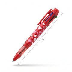 Valentine's Day Multicolor Heart Pattern Pen