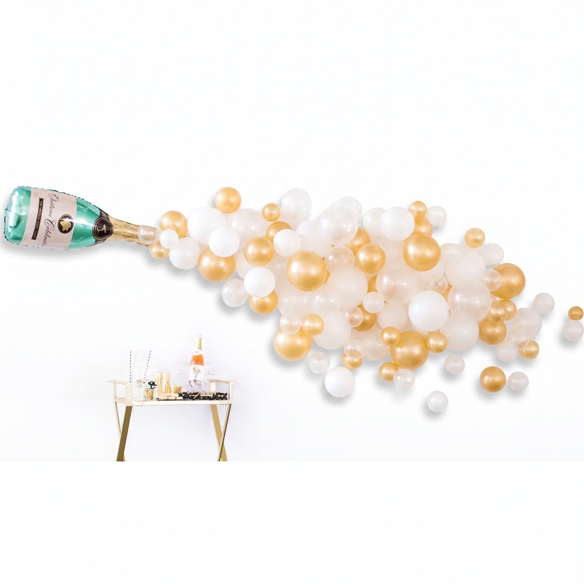 Bubbly Wine Balloon Garland Kit