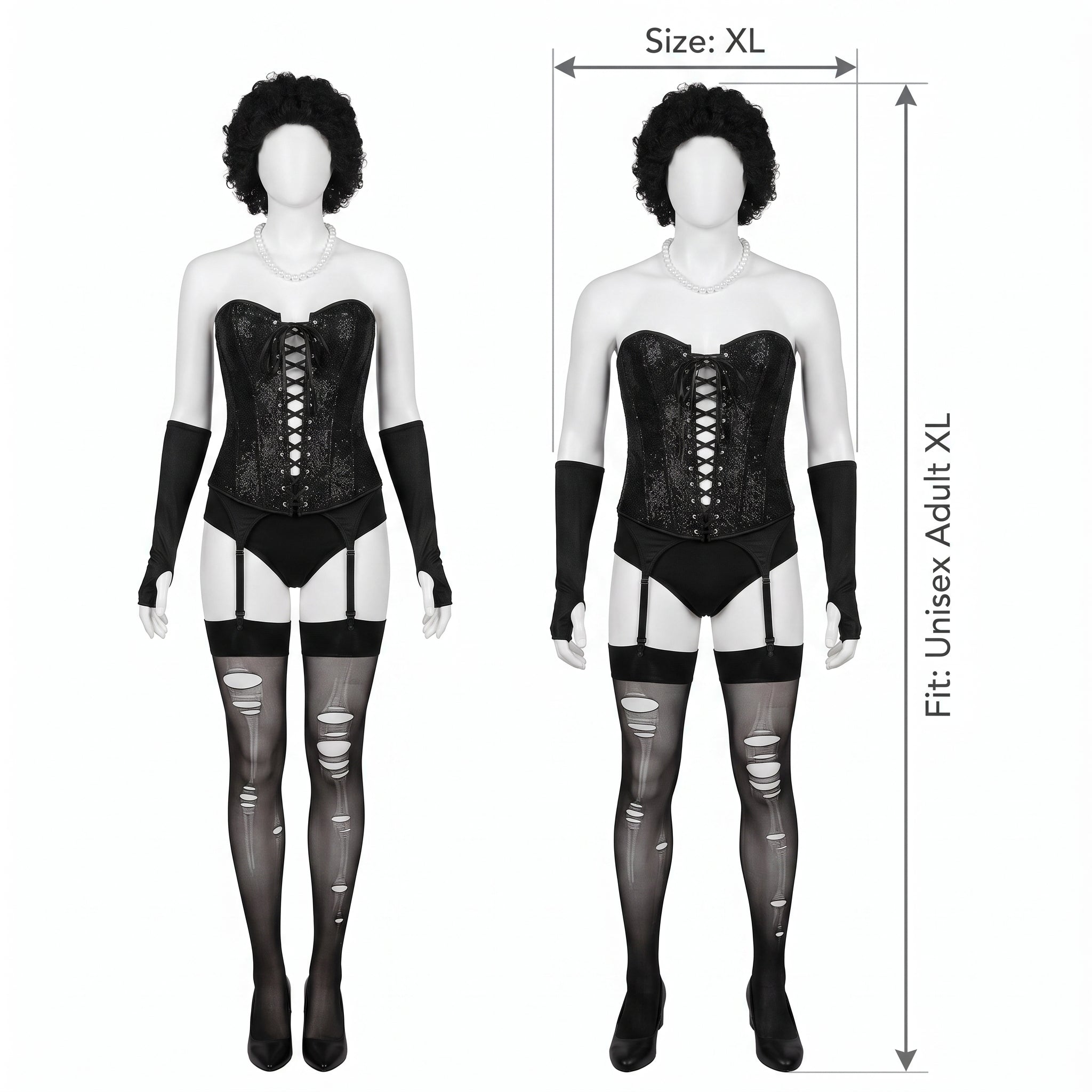 Rocky Horror Corset Costume - XL