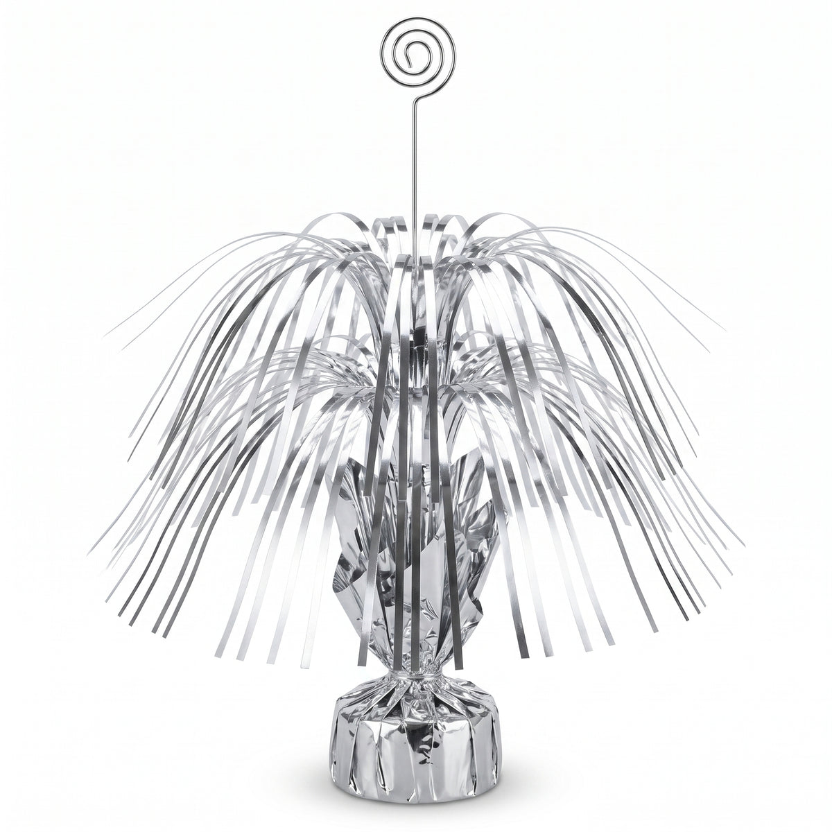 Silver Metallic Spray Centerpiece - 28 In.