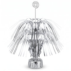 Silver Metallic Spray Centerpiece - 28 In.
