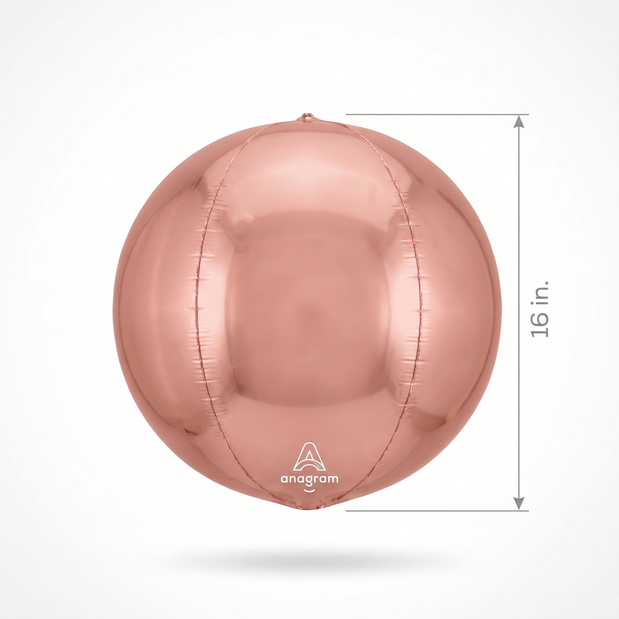 16" Rose Gold Orbz Foil Balloon