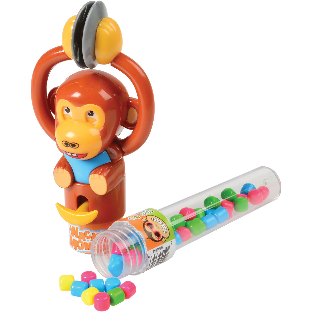 Wacky Monkey Candy Tube/12-Pc