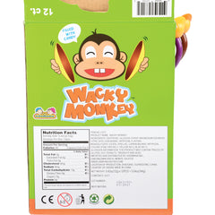 Wacky Monkey Candy Tube/12-Pc