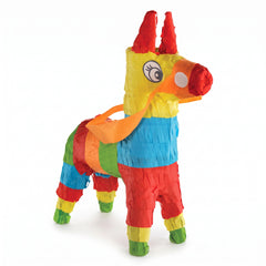 Vibrant Mini Donkey Piñata Decoration