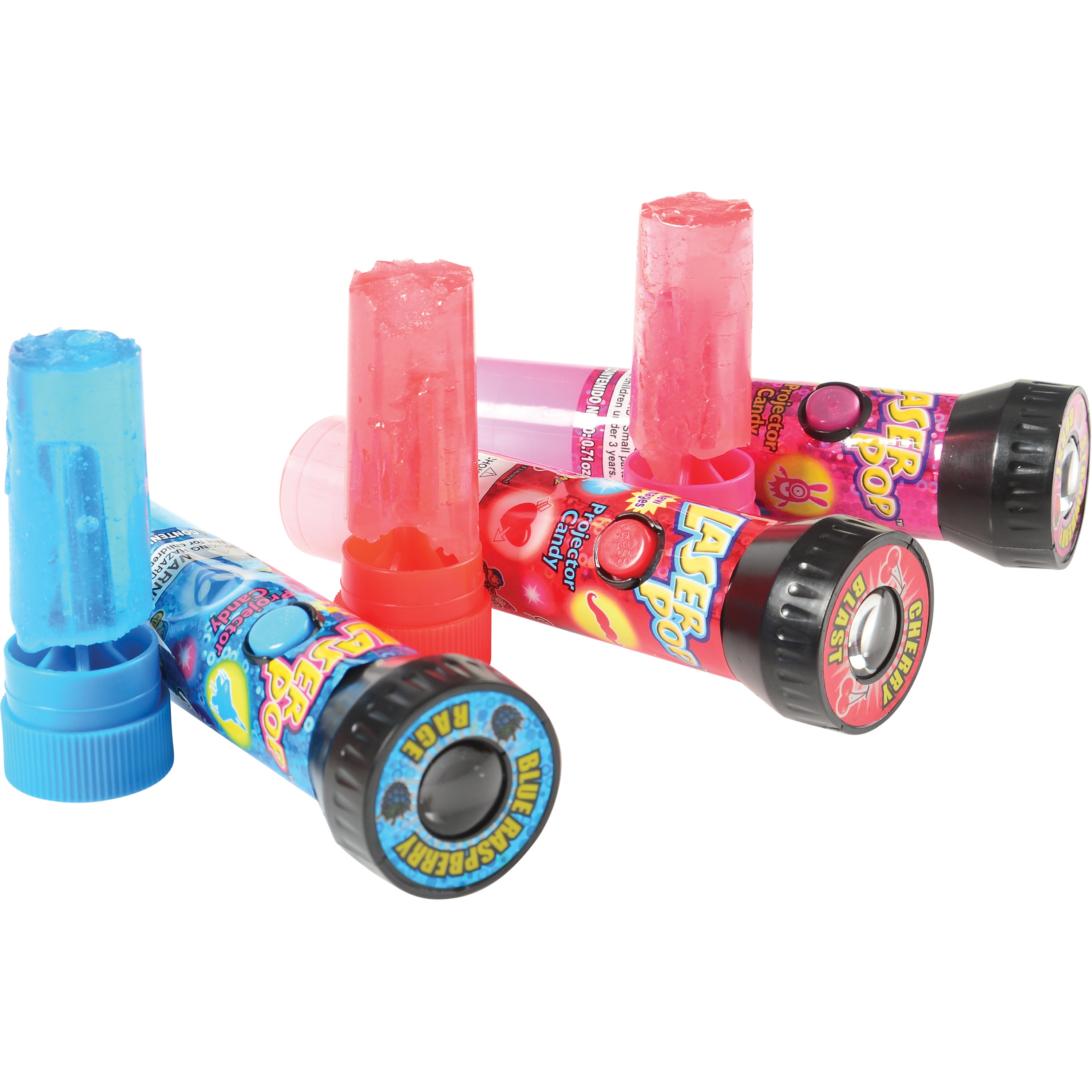 Laser Pop Projector Candy/12 Per Di