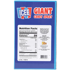 Icee Giant Spray  Candy/12 Per Disp