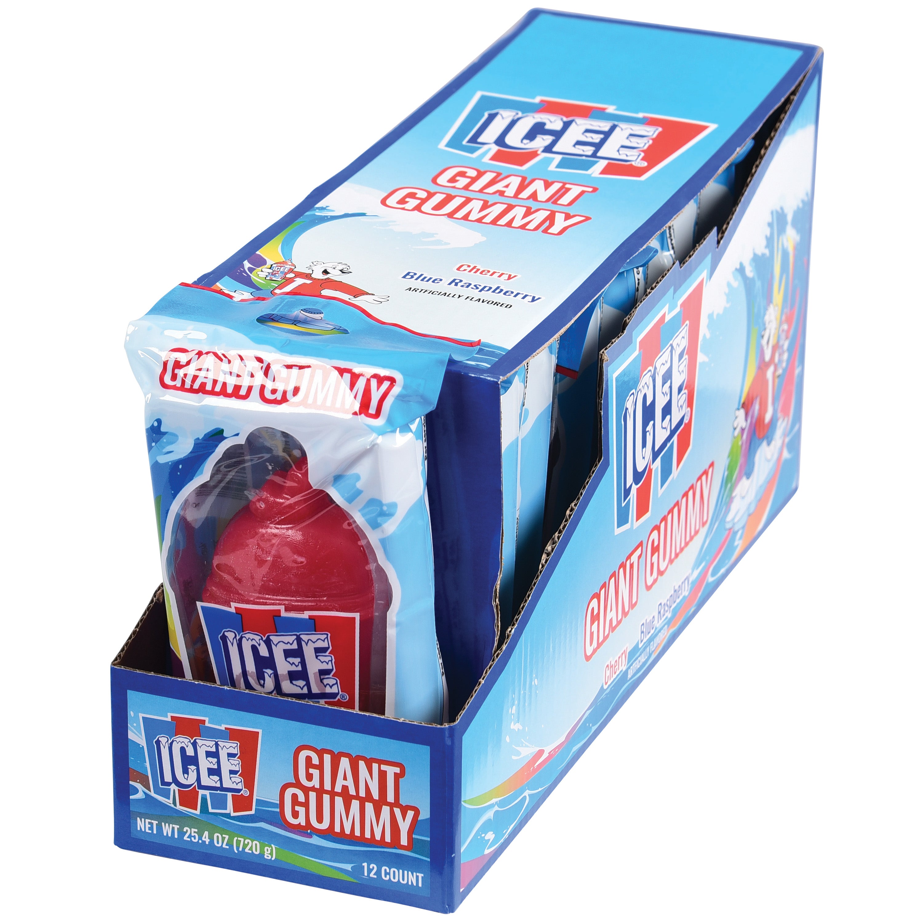 Icee Giant Gummy/12 Per Disp