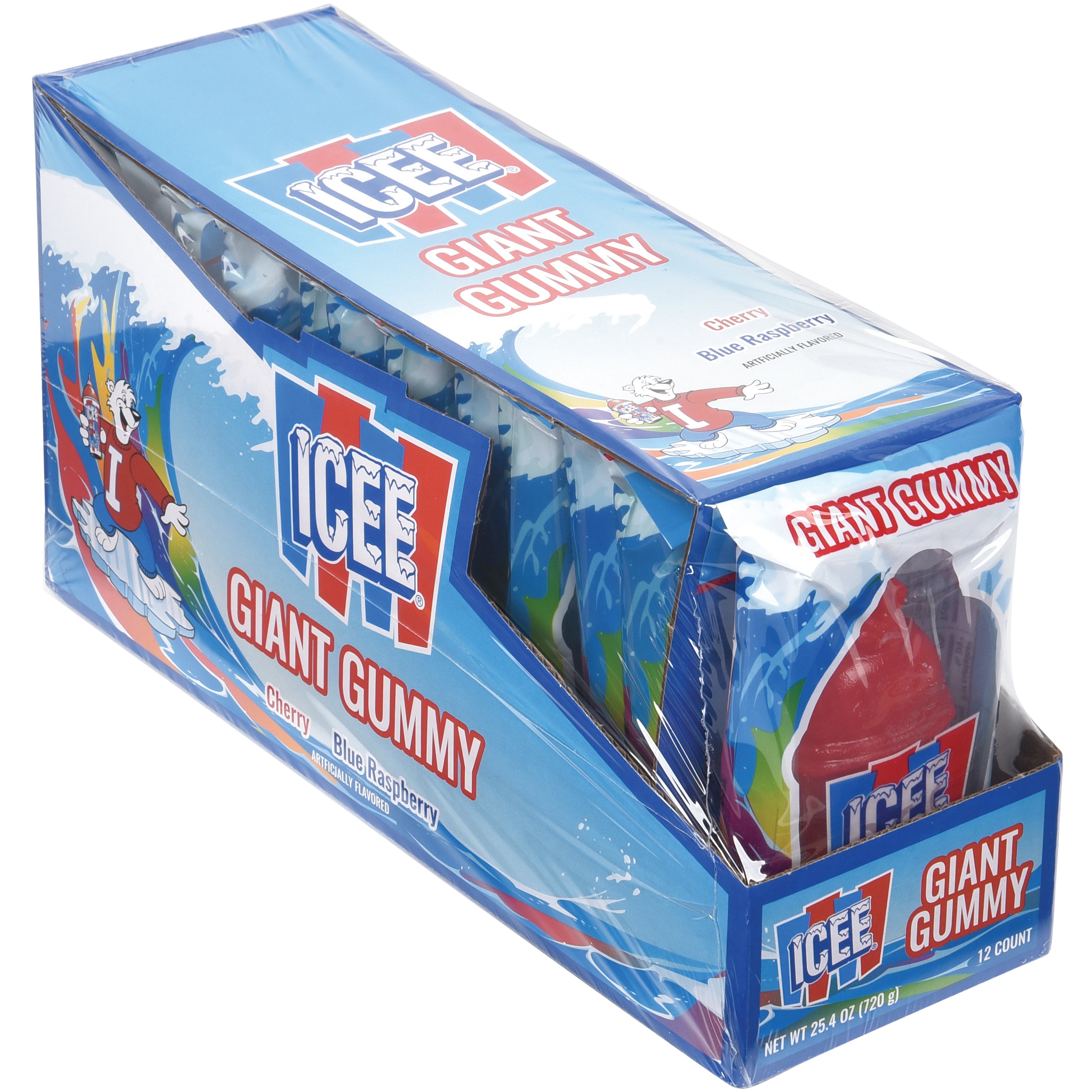 Icee Giant Gummy/12 Per Disp