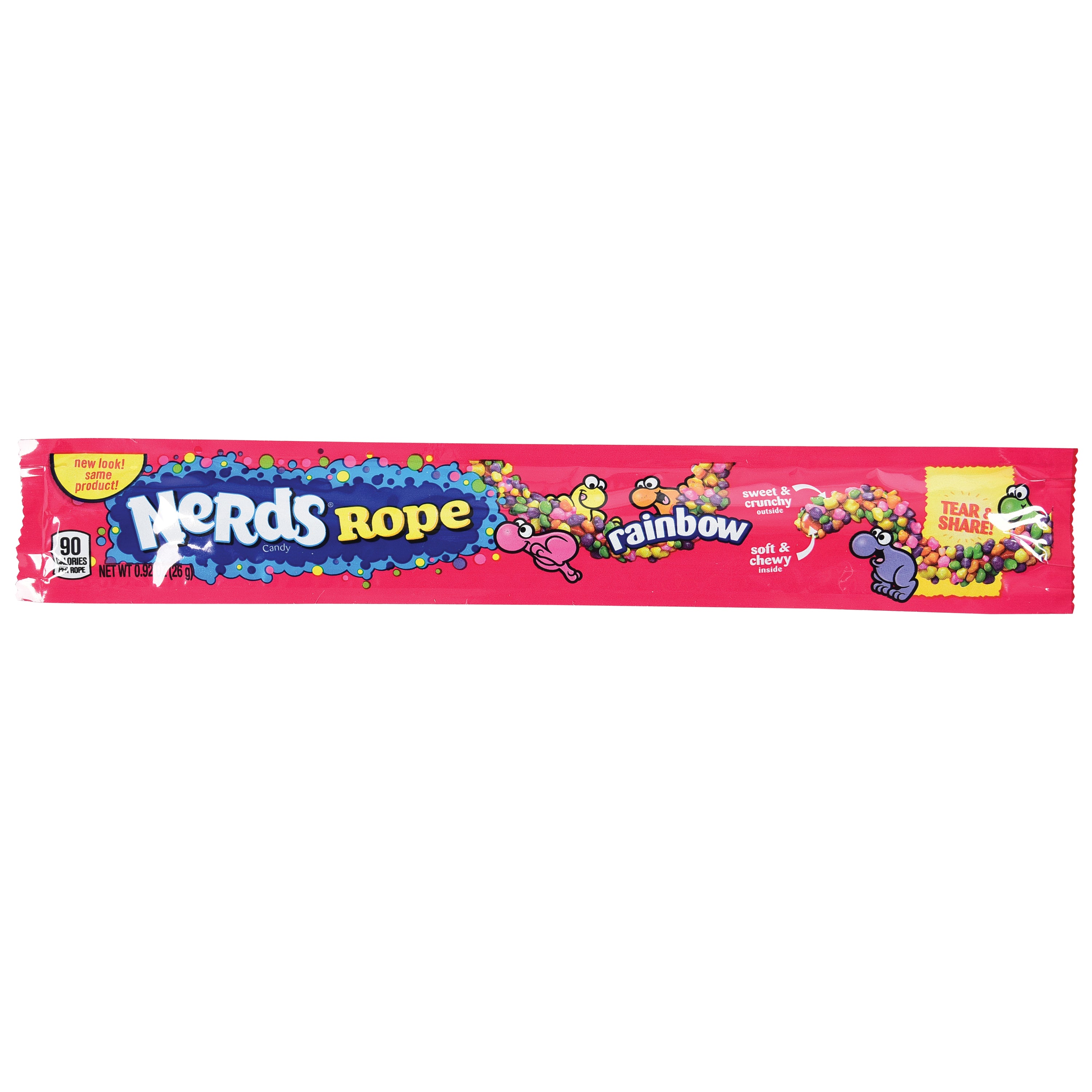 Nerds Rope Rainbow/24 Per Disp