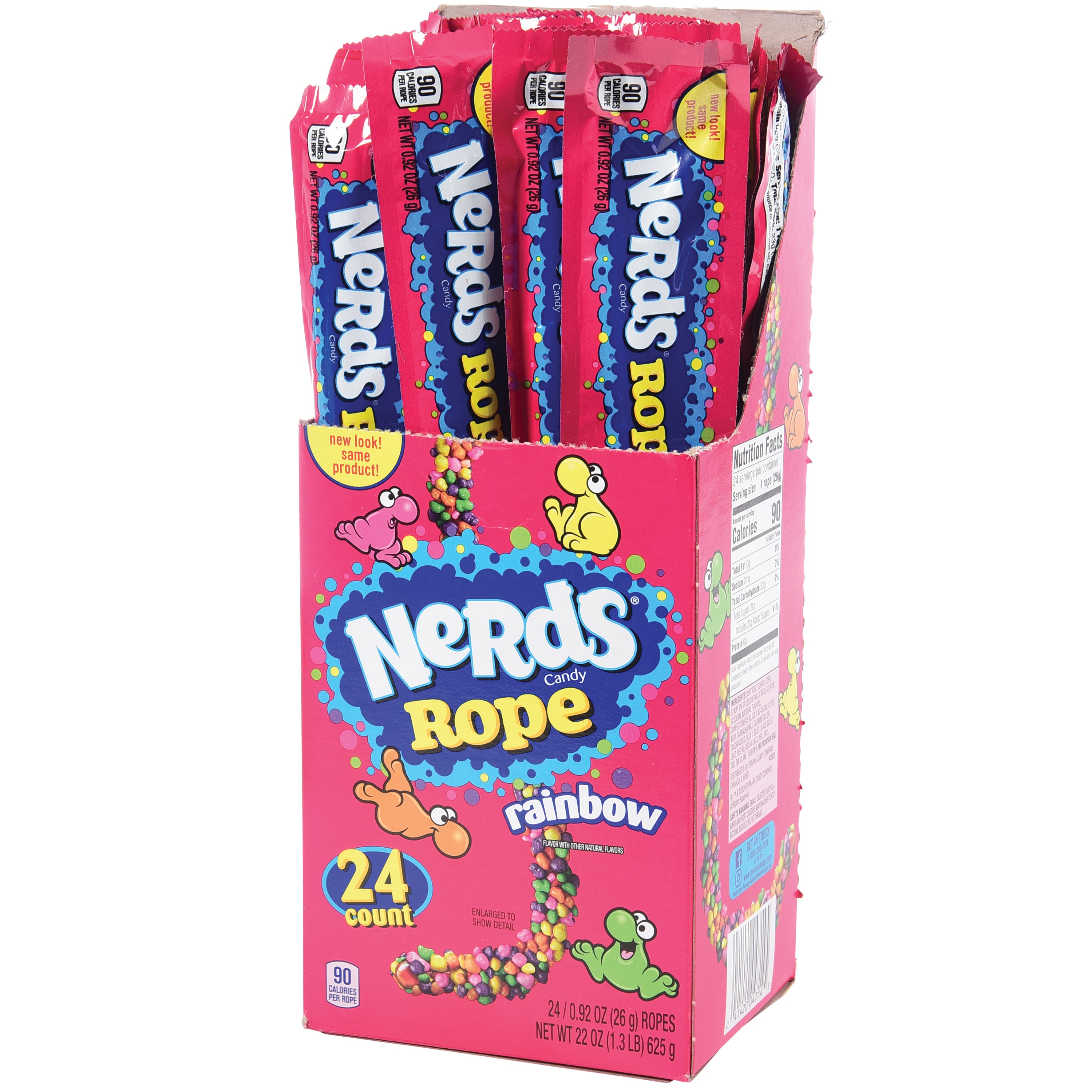 Nerds Rope Rainbow/24 Per Disp