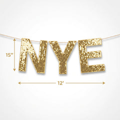 Sparkling NYE Oversized Sequin Banner