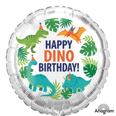 Dino-Mite Birthday Mylar Balloon - 18" Foil
