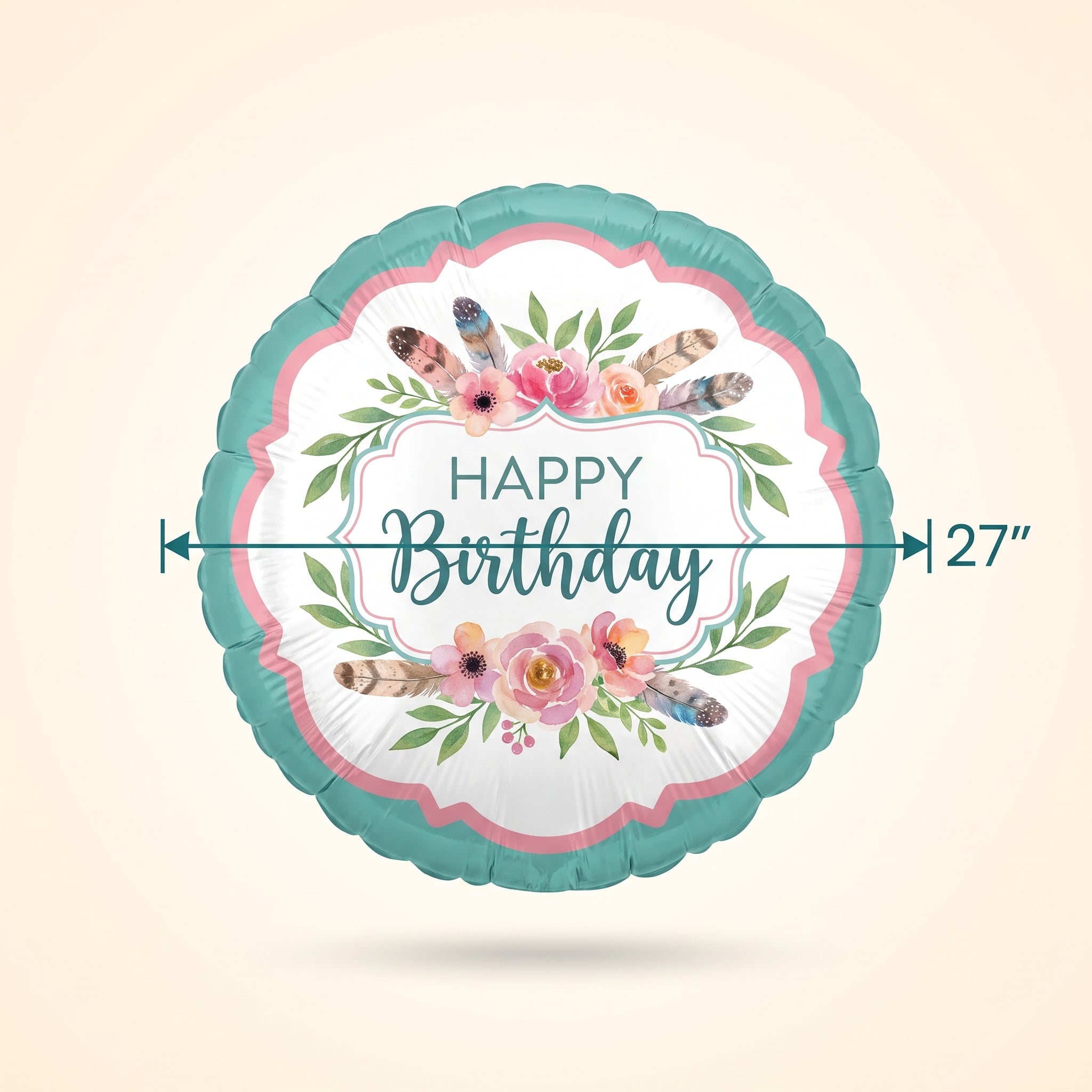 Free Spirit Floral Foil Super Shape Balloon