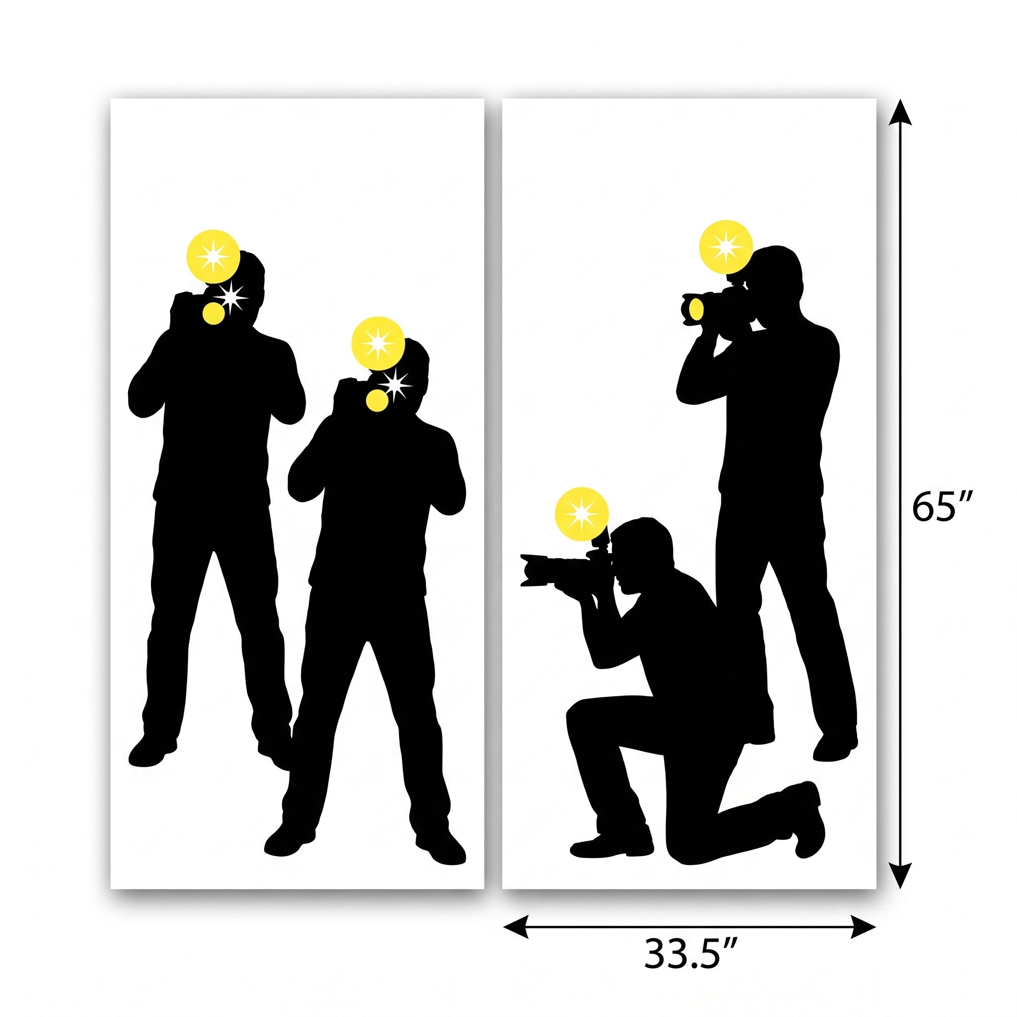 Hollywood Paparazzi Scene Setter Panels - Movie Night Party Decor