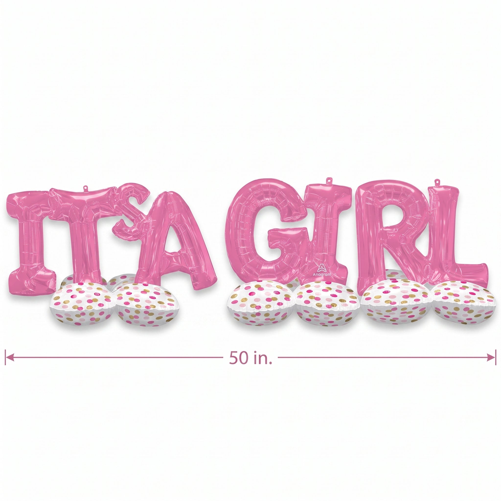 "It's a Girl" Airloonz Yard Balloon Kit