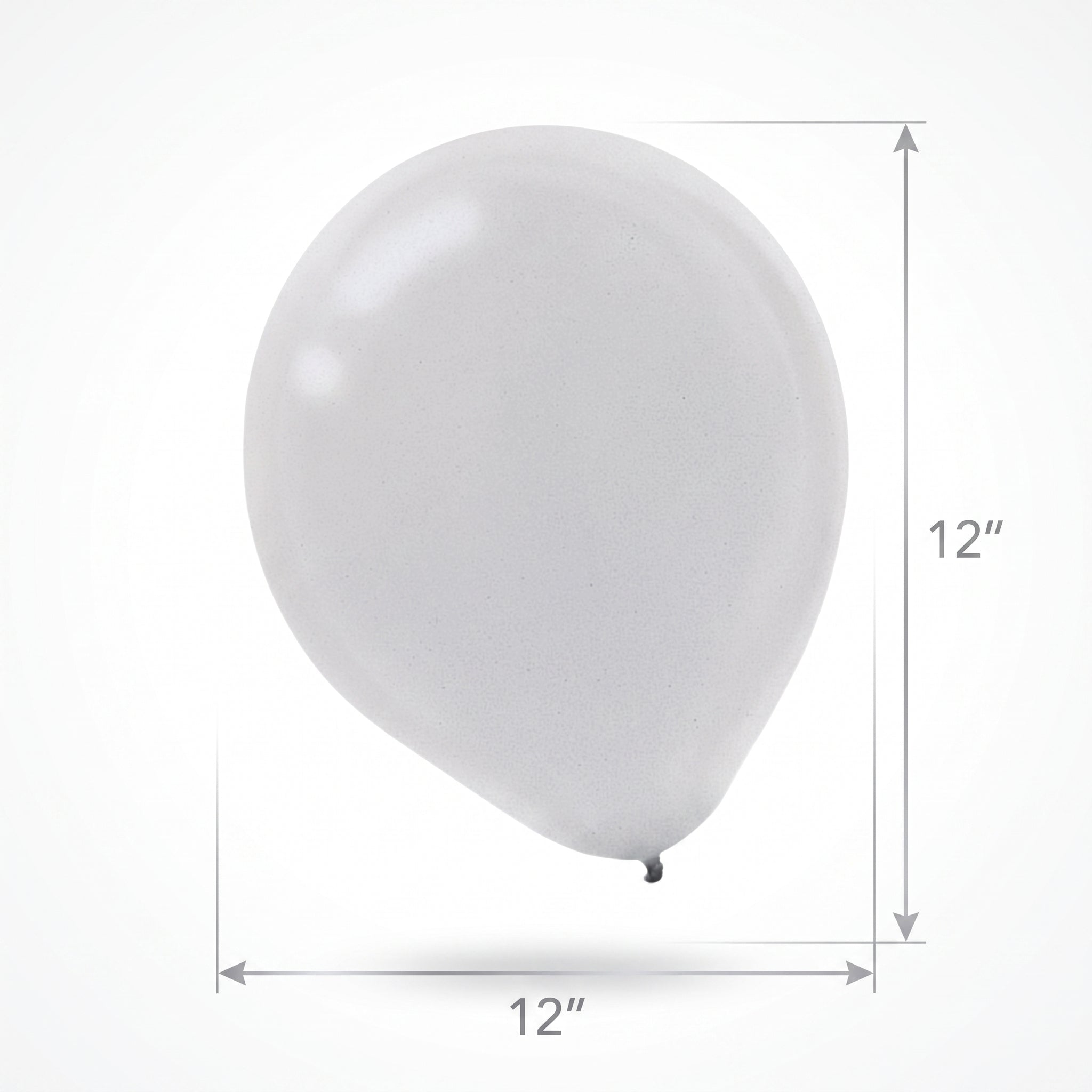 Silver Pearl Mini Latex Balloons - 5-Inch, 50 Pack