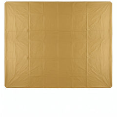 Gold Plastic Rectangular Table Cover - 54" x 108"