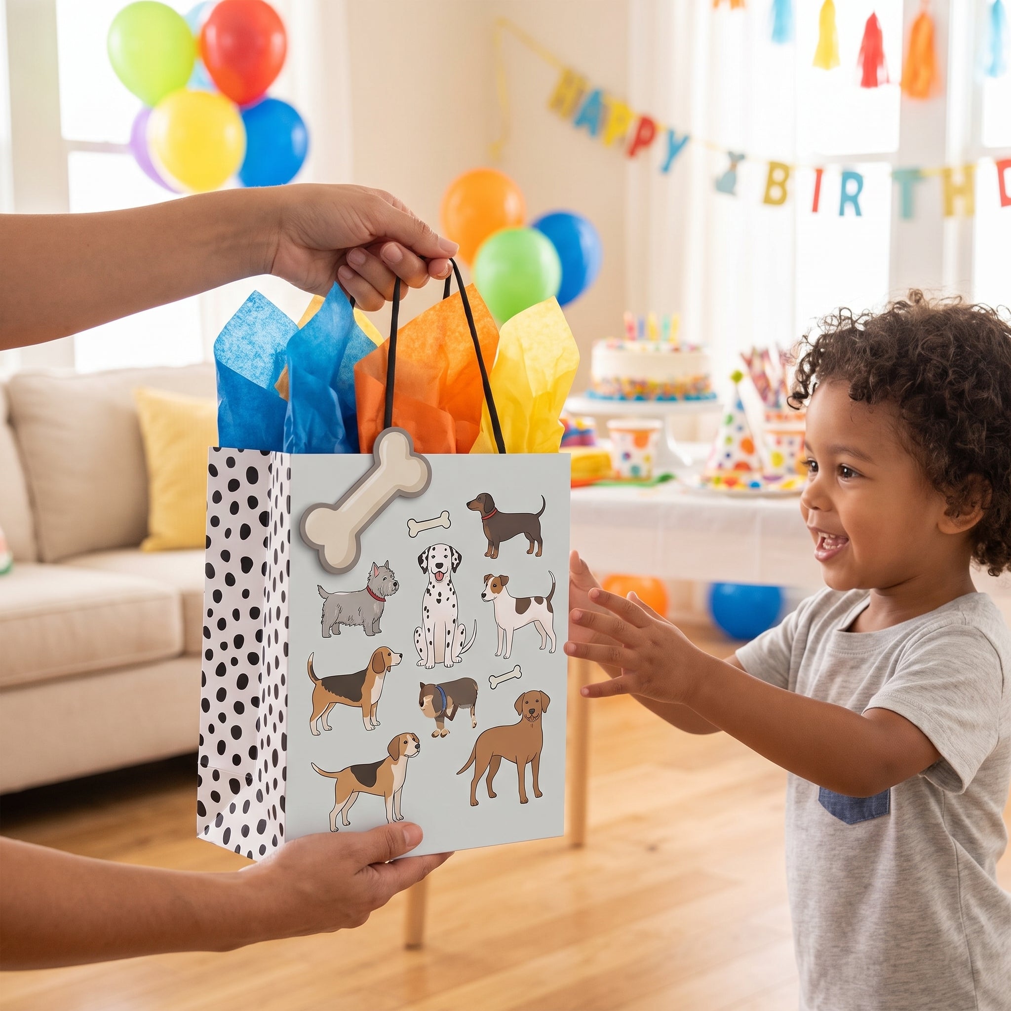Large Dog Party Gift Bag