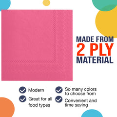 Cerise Dinner Napkins | 1800 Count